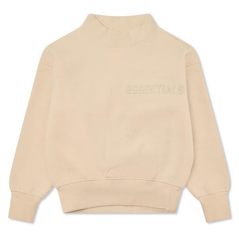 FEAR OF GOD ESSENTIALS - Unisex Kids' Long Sleeve Mock Neck Turtle Jumper