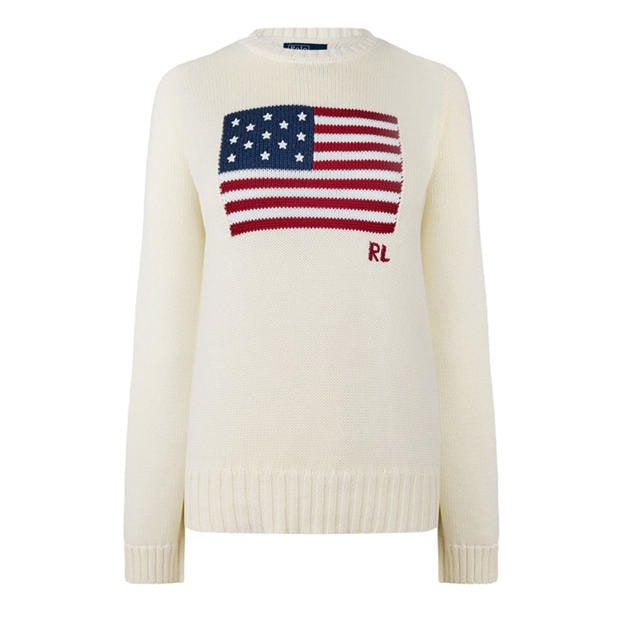 Polo Ralph Lauren Iconic Flag Sweater,Specials : American Fashion Style Bags On Sale