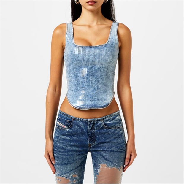 DIESEL De-Shi-S Crop Top