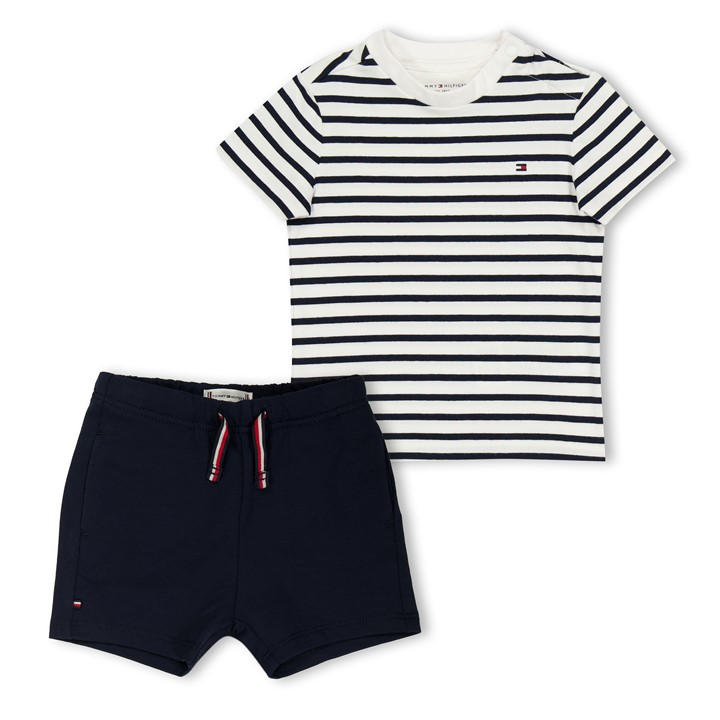 Tommy Hilfiger Unisex Kids Blue ' Stripe Clothing Set