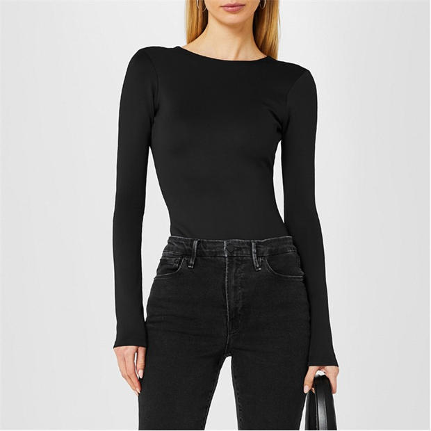 GOOD AMERICAN Good Scba Scp Bdy Ld41 Women Black 001 Flannels