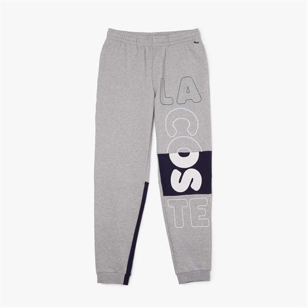 Lacoste Heritage Destructed Branding Cotton Fleece Joggers,Specials : American Fashion Style Bags On Sale