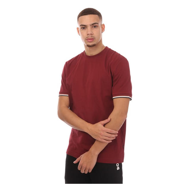Boss Signature Stripe Cuffs T-Shirt,All Products : American Fashion Style Bags On Sale Boss Signature Stripe Cuffs T-Shirt,All Products : American Fashion Style Bags On Sale