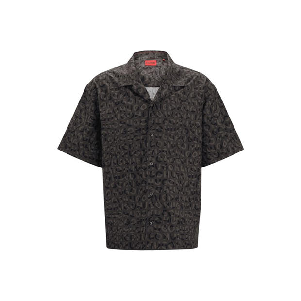 Hugo Seasonal Print Overshirt-Fit Shirt,Specials : American Fashion Style Bags On Sale