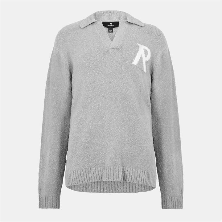 Represent Men's Grey Rep R Boucle Polo Sn61
