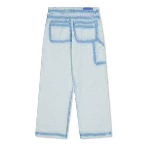 PALM ANGELS - Kids' Spray Open Hem Woven Tracksuit Joggers