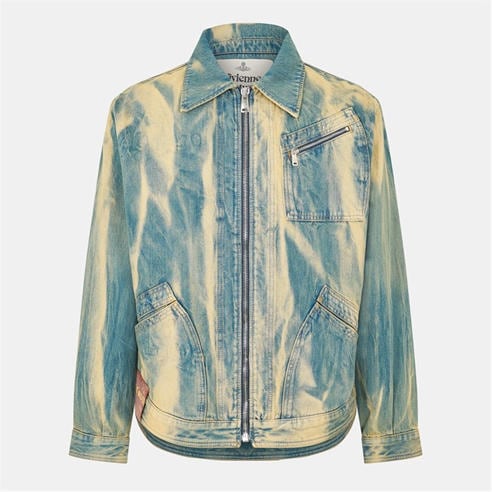 VIVIENNE WESTWOOD - Men's Viv Piranha Structured Denim Jacket