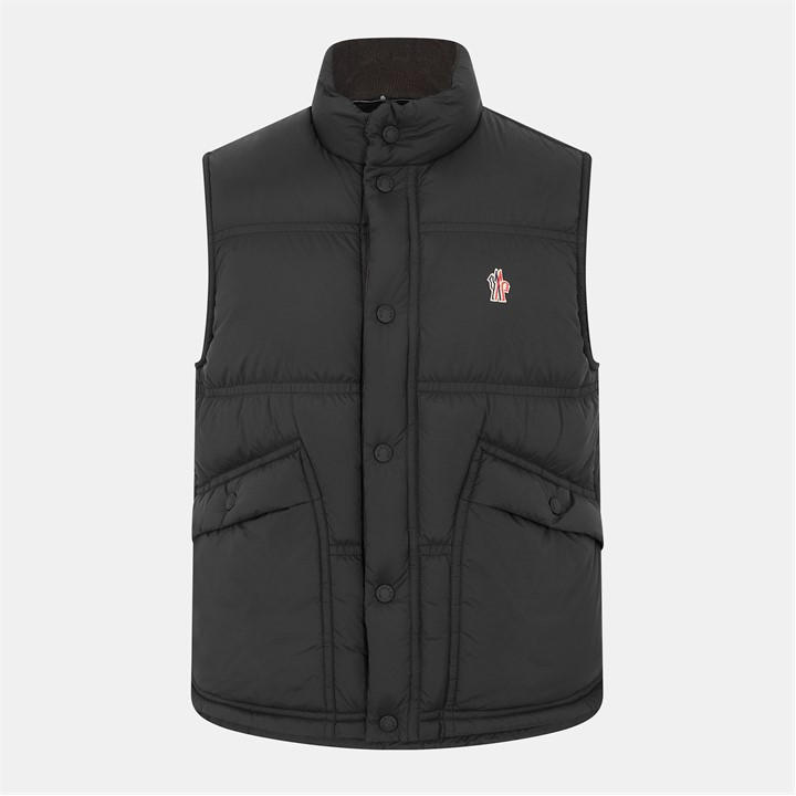 Moncler Grenoble Men's Black Monclerg Aul Gilet Sn54 Small