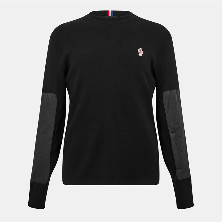 Moncler Grenoble Men's Black Knitted Top