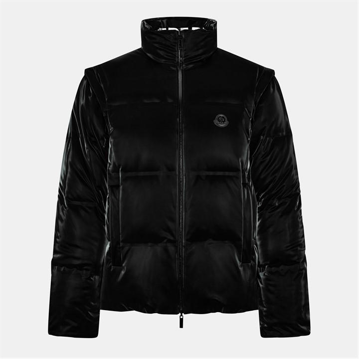 Moncler Men's Black X A$Ap Rocky Throttle Reversible 2-In-1 Down Jacket Extra Large