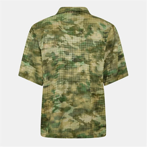 AMIRI - Men's MA Camo Short Sleeve Bowling Shirt