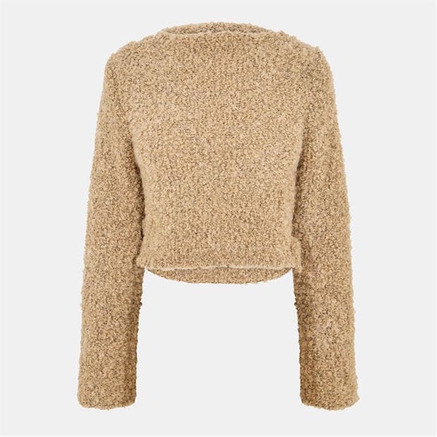 Grey - MAGDA BUTRYM - Women's Fine Knit Crew Neck Jumper