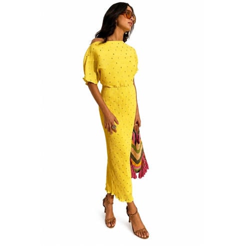 Never Fully Dressed - Womens Tilly Plisse Maxi Dress