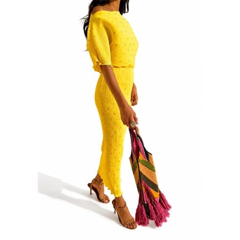 Never Fully Dressed - Womens Tilly Plisse Maxi Dress