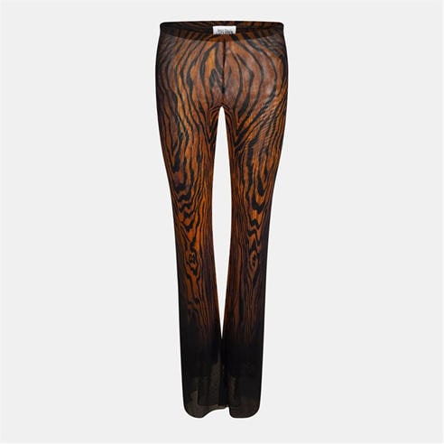 JEAN PAUL GAULTIER - Women's High Waisted Stretch Flared Trousers