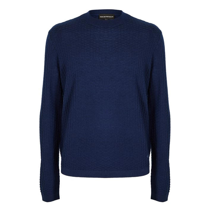 Emporio Armani Men's Blue Pullover