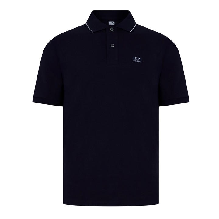 Cp Company Men's Blue Polo Shirt 2XL