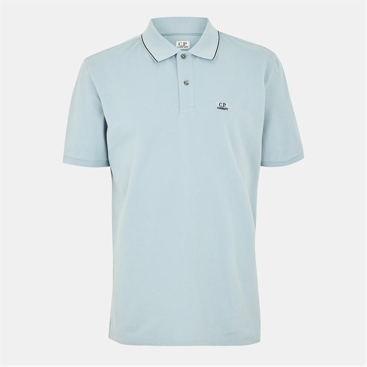 Cp Company Men's Blue Polo Shirt