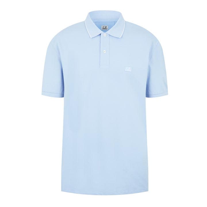 Cp Company Men's Blue Polo Shirt 2XL