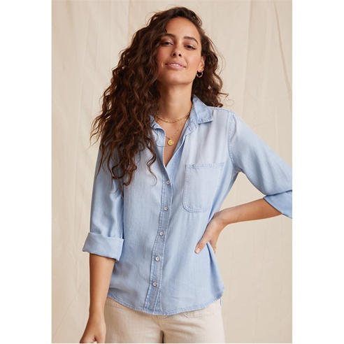 Bella Dahl - Women's Long-Sleeve Plain Shirt