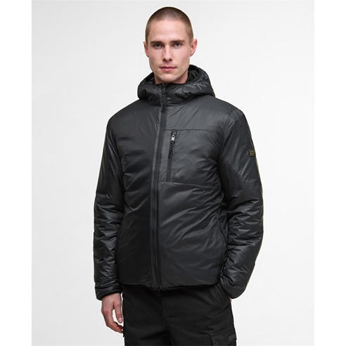 Barbour International - Men's Lumley Hooded Long Sleeve Full Zip Quilted Jacket
