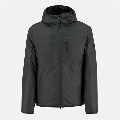 Barbour International - Men's Lumley Hooded Long Sleeve Full Zip Quilted Jacket
