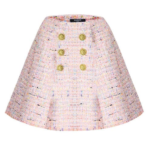 BALMAIN - Balmain Tweed Skirt Ld63