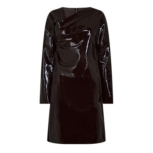 BOTTEGA VENETA - Women's Draped Textured Mini Dress