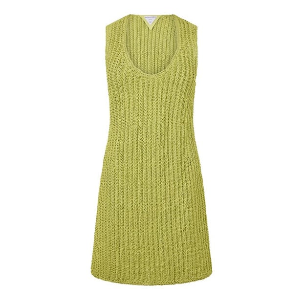 Bottega Veneta Women's Black Structured Mini Dress