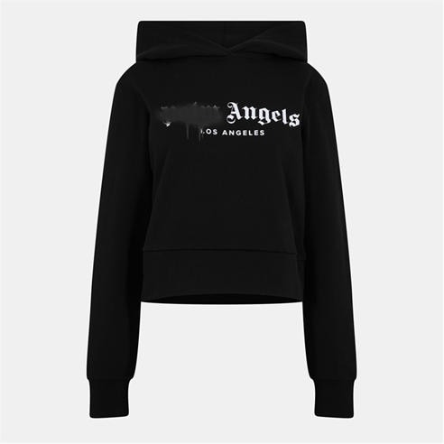 PALM ANGELS - Women's Over the Head Cropped Hoodie