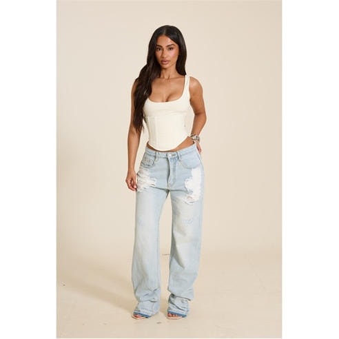 MARS THE LABEL - Women's Sandra Scoop Vest Corset Top