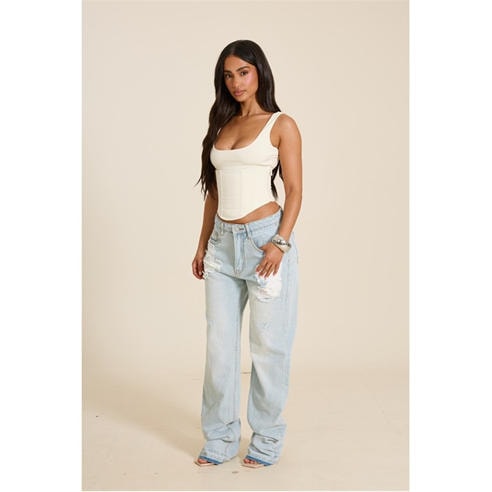 MARS THE LABEL - Women's Sandra Scoop Vest Corset Top