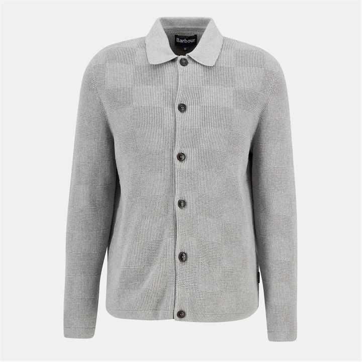 Barbour Men's Grey Falton Cardigan