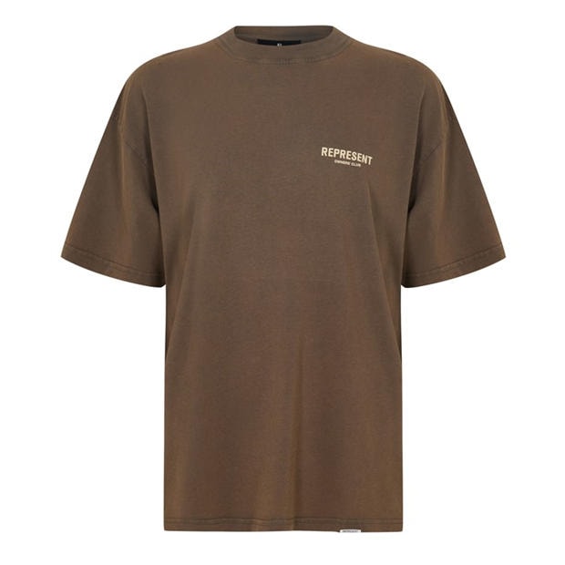 Black 01 - REPRESENT - Men's Owners Club Oversized Fit T-Shirt