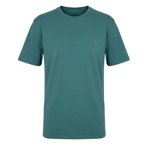 Boss - Mens BOSS ORANGE Tales T-Shirt with Logo Patch Premium Cotton