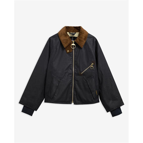 Barbour - Womens Arlene Cotton Long Sleeve Full Zip Wax Jacket