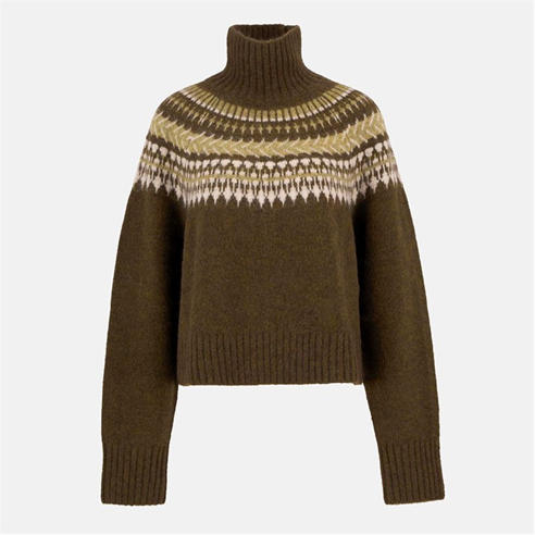 Barbour - Lorrie Fair Isle Roll-Neck Jumper