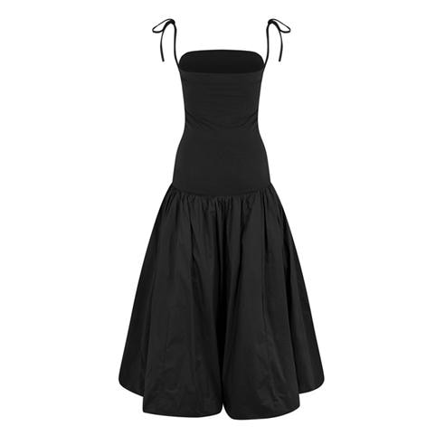 AmyLynn - Women's Amy Lynn Alexa Shoulder Tie Ultra Mini Peplum Dress