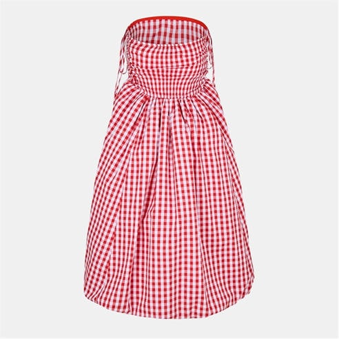 AmyLynn - Women's Amy Lynn Alexa Shoulder Tie Ultra Mini Peplum Dress