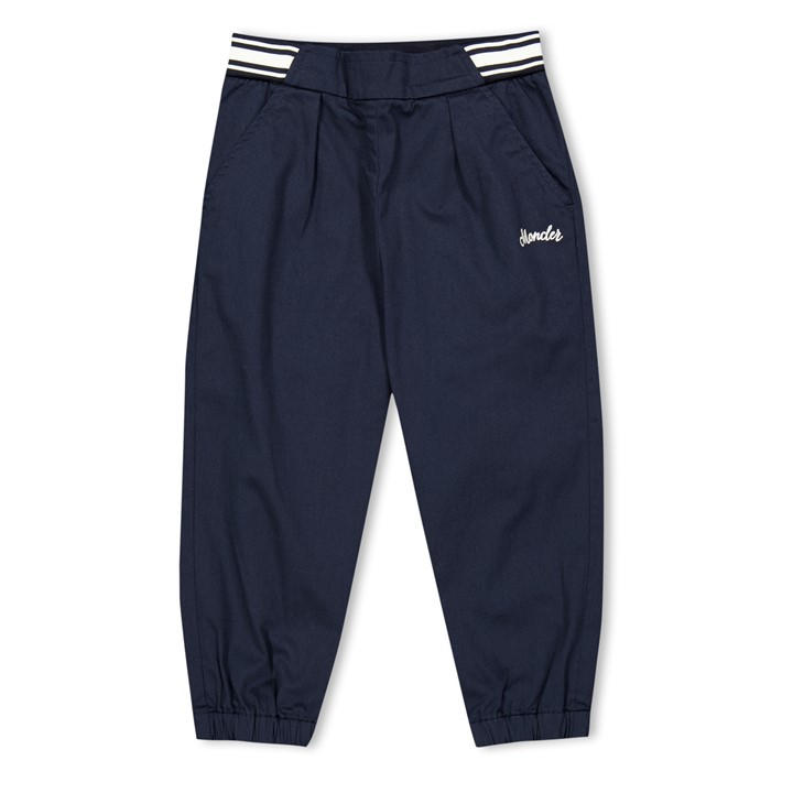 Moncler Boys Blue Kids' Closed Hem Fleece Joggers