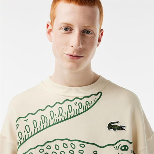 Lacoste - Men's Croc Logo Crew Neck Jumper