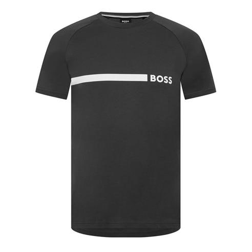 Boss - Men's Logo Cotton Short Sleeve Crew Neck Slim Fit T-Shirt