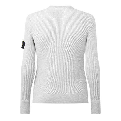 STONE ISLAND - Stone Rib Knit Crew Sn64