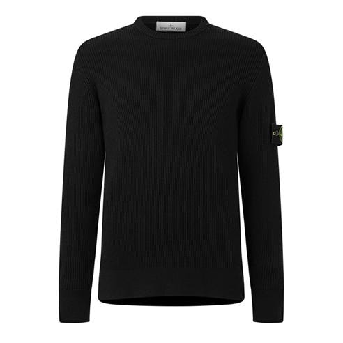 STONE ISLAND - Stone Rib Knit Crew Sn64
