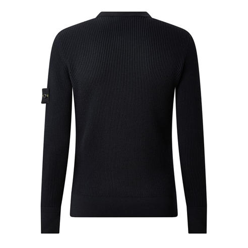 STONE ISLAND - Stone Rib Knit Crew Sn64
