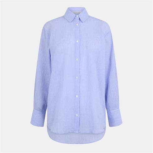 ANINE BING - Women's Essie Long-Sleeve Plain Shirt