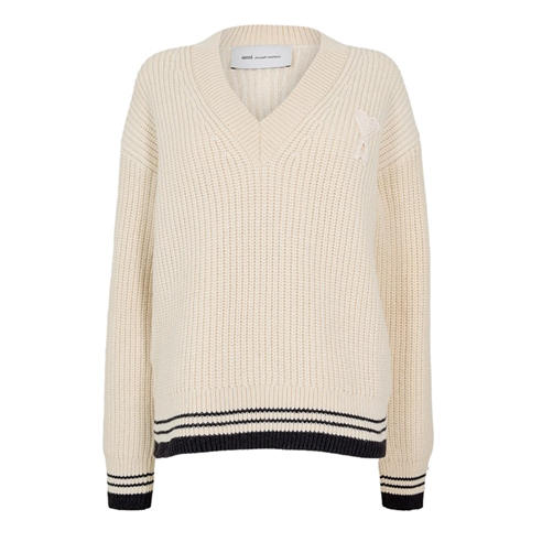 AMI PARIS - Ami V Neck Jumpr Ld61