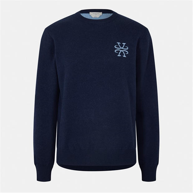 Azure - JACOB COHEN - Men's Knitted Crew Neck Jumper