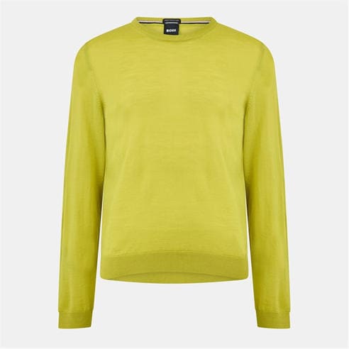 Boss - Men's Leno Knit Jumper Soft Virgin Wool