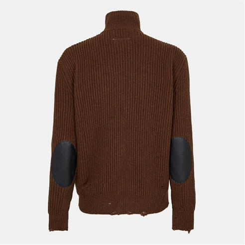 MM6 MAISON MARGIELA - Men's Zip-Through Knitted Cardigan